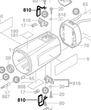 Balais charbon réf. 3 607 014 012 BOSCH